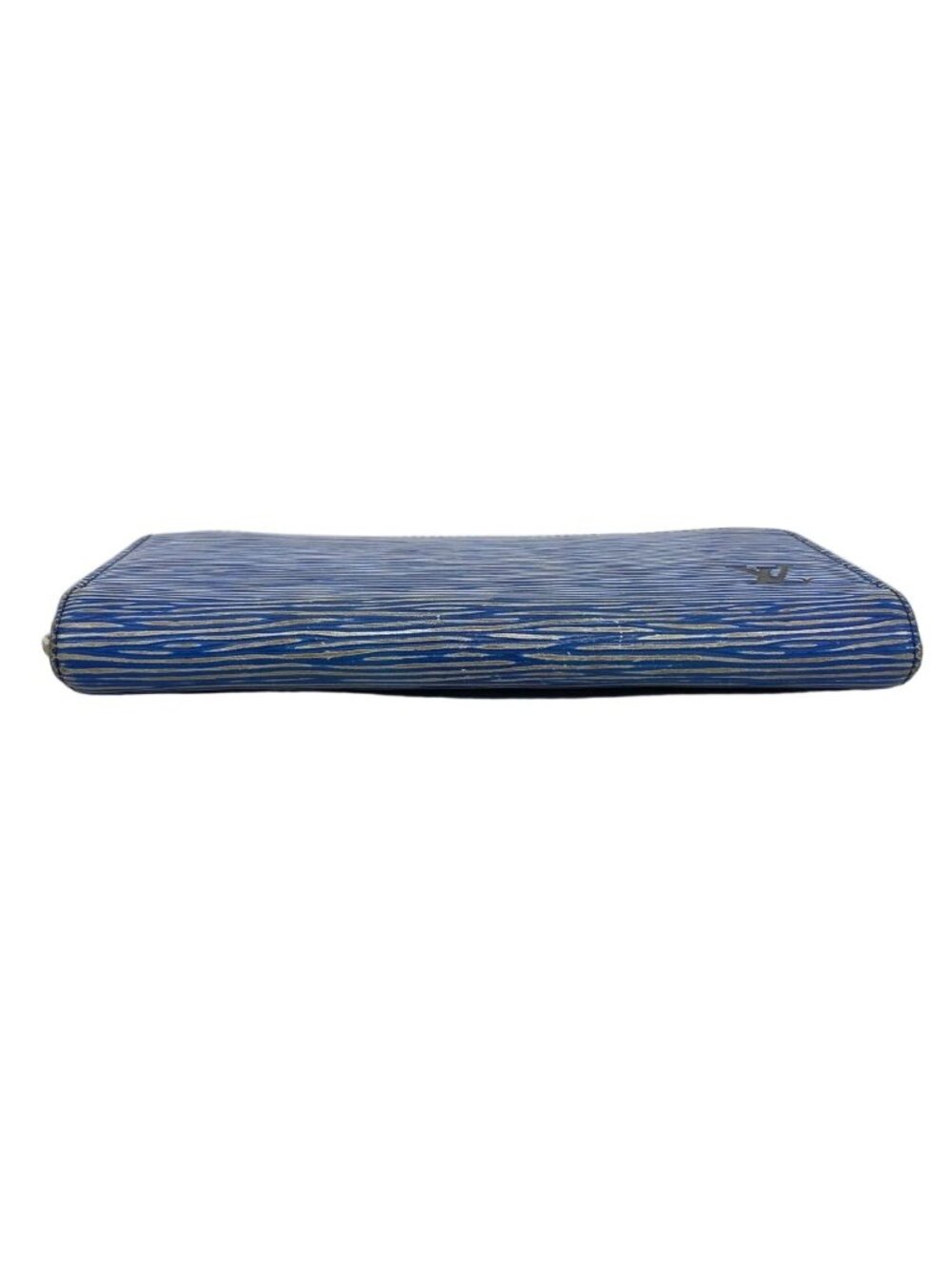 Louis Vuitton Wallet Epi Denim Zippy Blue Silver - Picture 2 of 9